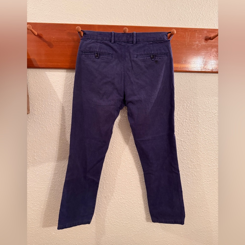 Gustin Men's Navy Blue Trousers